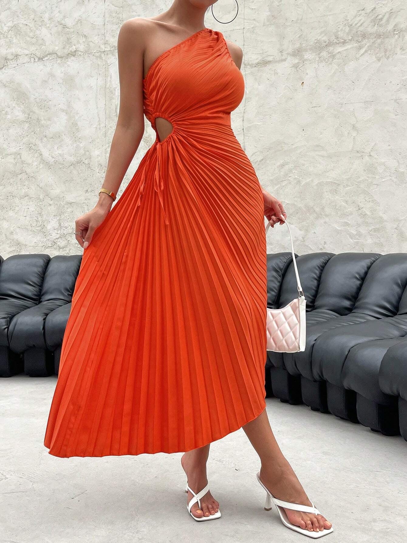 Elevate Your Summer Style with the Firerie Elegant Tie-Dye Ruffle Hem Dress - Perfect for Music Festivals and Holidays!